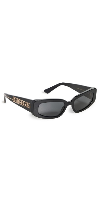 Dolce & Gabbana DG4445 Cat Eye Sunglasses Black