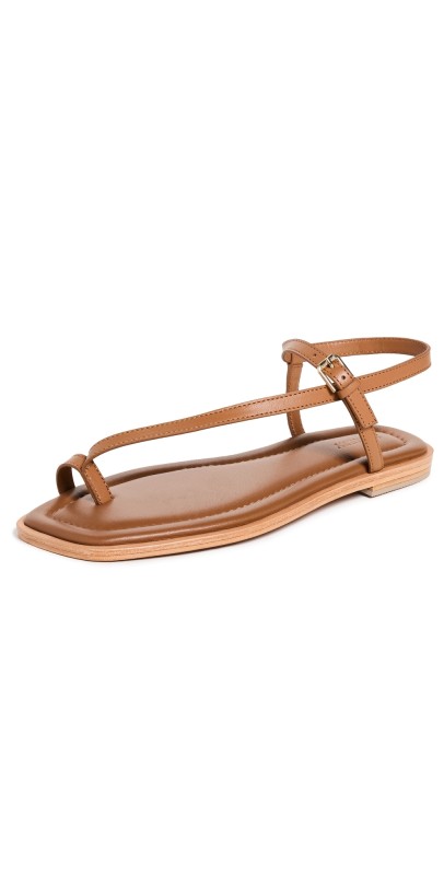 A. EMERY Pae Sandals Deep Tan