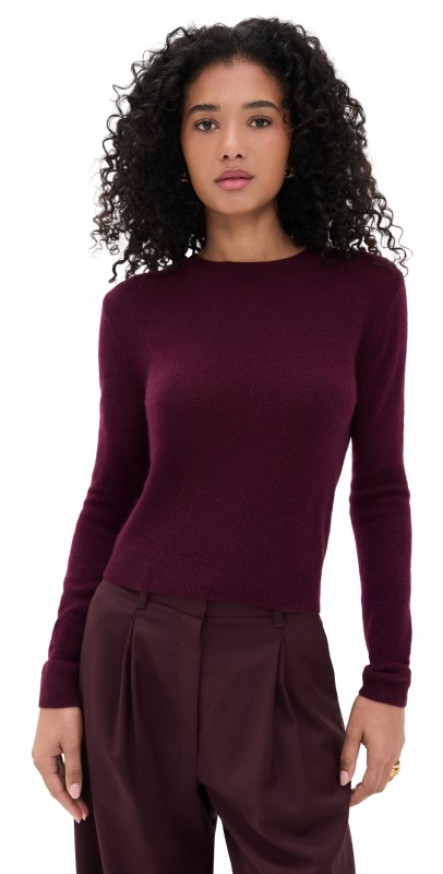 Éterne Francis Cashmere Sweater Oxblood