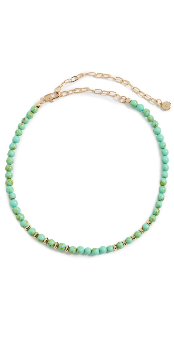 Ettika Ibiza Beaded Choker Turquois