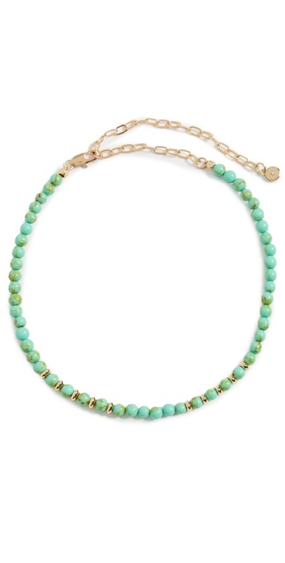 Ettika Ibiza Beaded Choker Turquois