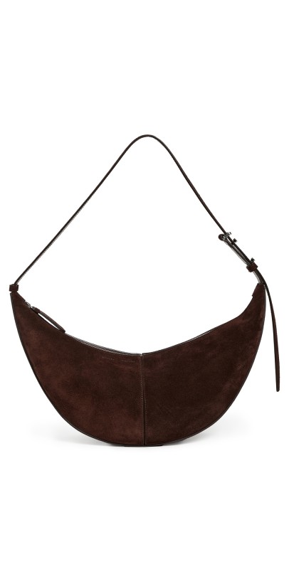 Proenza Schouler Slide Bag in Soft Suede Chocolat