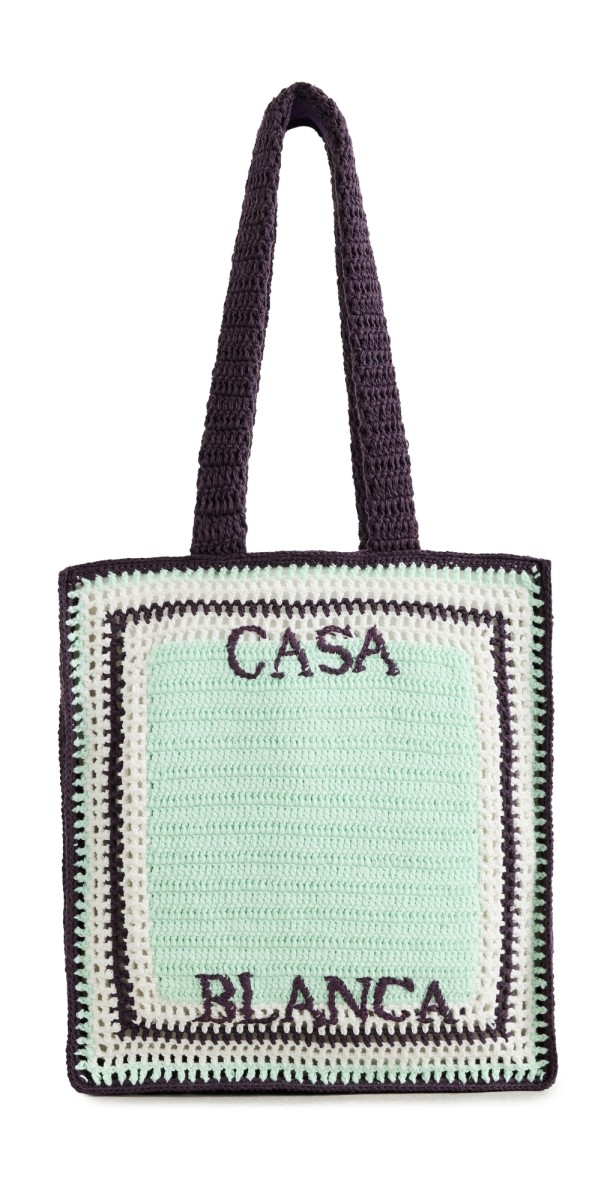 Casablanca Sporty Crochet Bag Auberg