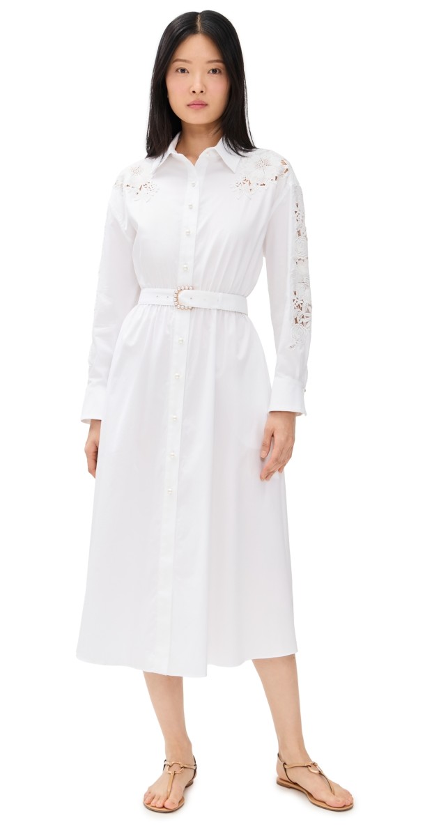 Generation Love Julia Lace Combo Dress White