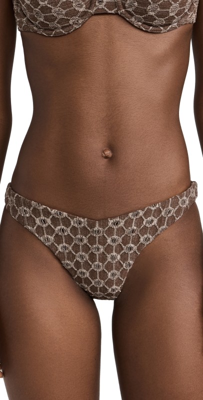 Devon Windsor Larissa Low Rise Bikini Bottoms Coco