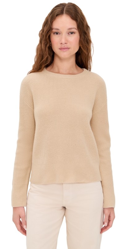 LE BOP Noelle Ribbed Sweater Latte