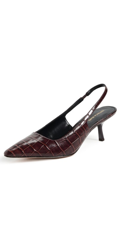 Veronica Beard Cashel Pumps Chocolate