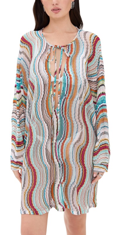 Missoni Short Cover Up Multicolor w/ White Base