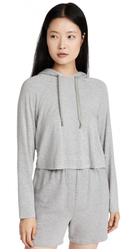 Calvin Klein Underwear Pure Rib Hoodie Snow Heather060