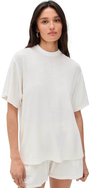 LE BOP Farrah Terry Tee Butter Yellow
