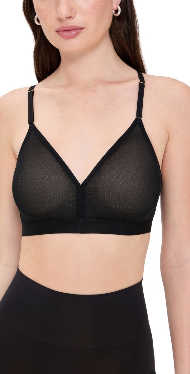 Hanky Panky Mesh Bralette Black