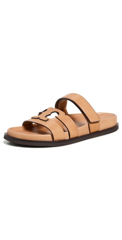 Tory Burch Ines Sport Slides Camello