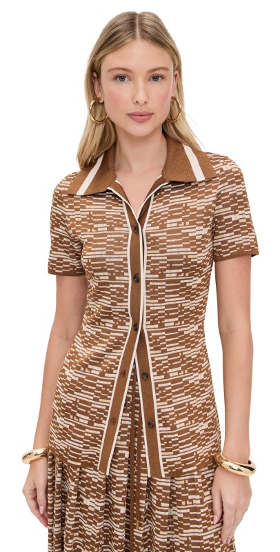 ALÉMAIS Stefanie Knit Shirt Multi