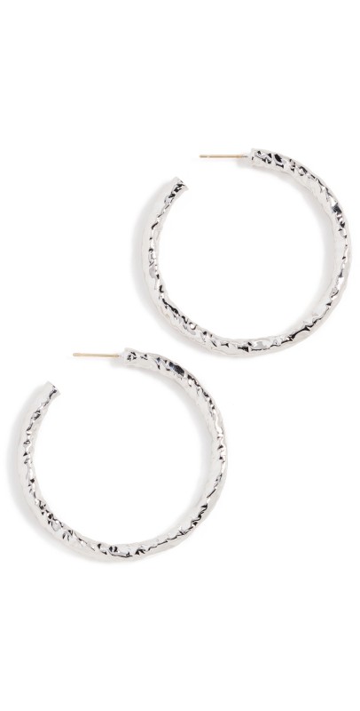 Jennifer Fisher 1.5 Hailey Baby Hoops Silver
