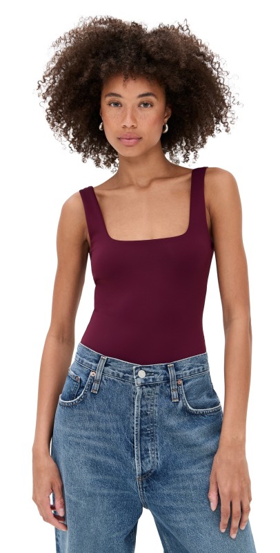 Good American Scuba Modern Tank Thong Bodysuit Fig007