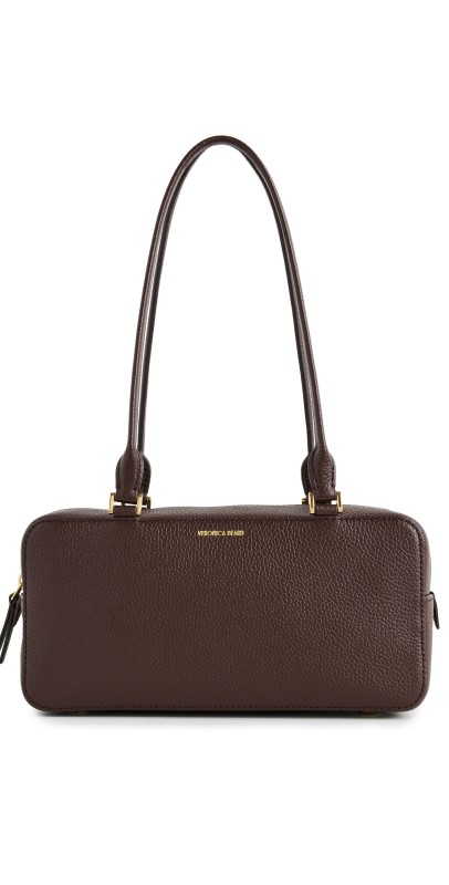 Veronica Beard Boxy Shoulder Bag Dark Rais