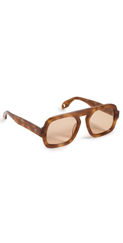 Elisa Johnson Jane Sunglasses Light Brown Tortois