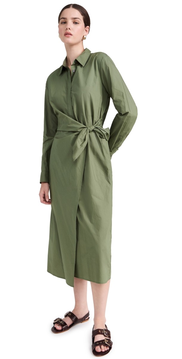XIRENA McCallister Dress Army Green