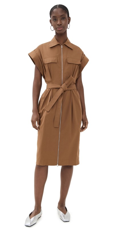 A. L.C. Thea Dress Cognac