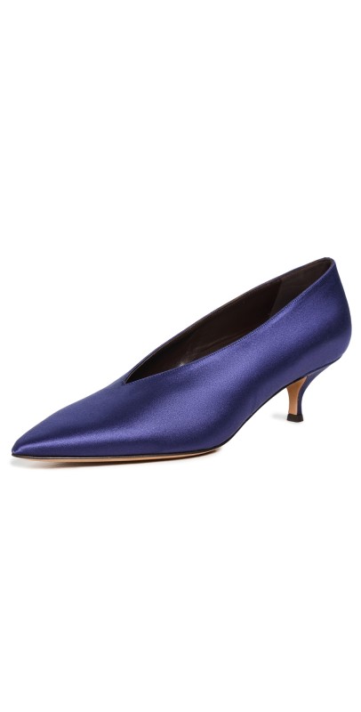 Emme Parsons Veneto Pumps Navy Satin