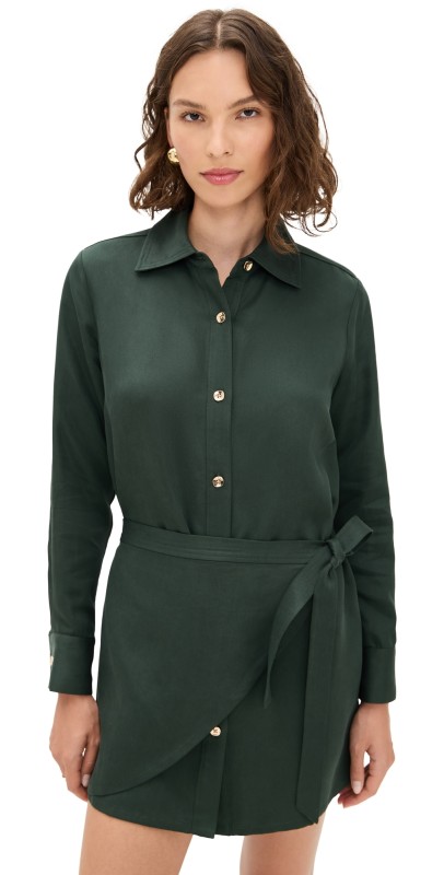 HEVRON Triva Dress Deep Forest