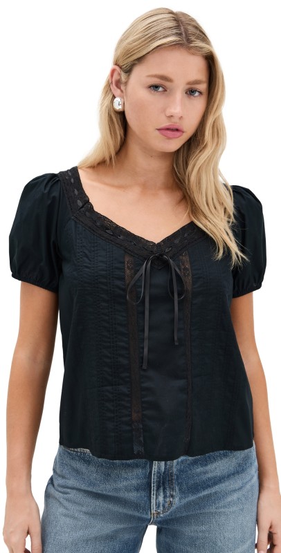 PAIGE Anzio Top Black