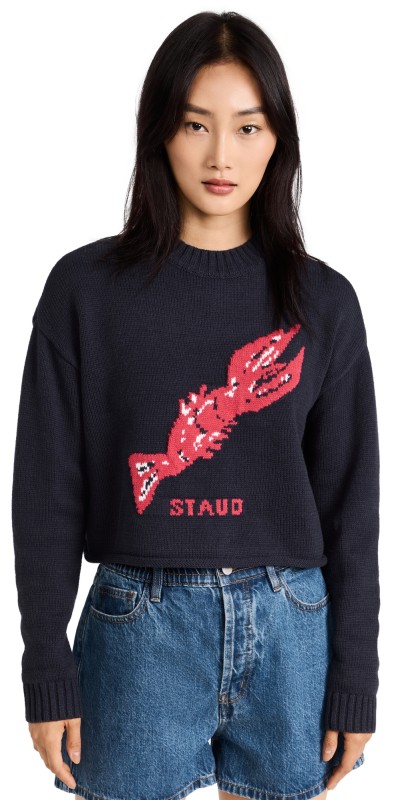 STAUD Lobster Sweater Lobster