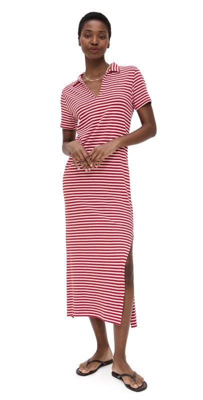 Velvet Khan Dress Red