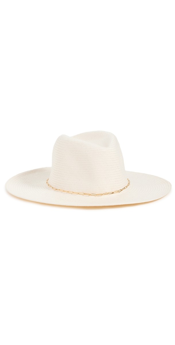 Hat Attack Rissa Traveler Hat White/Gold