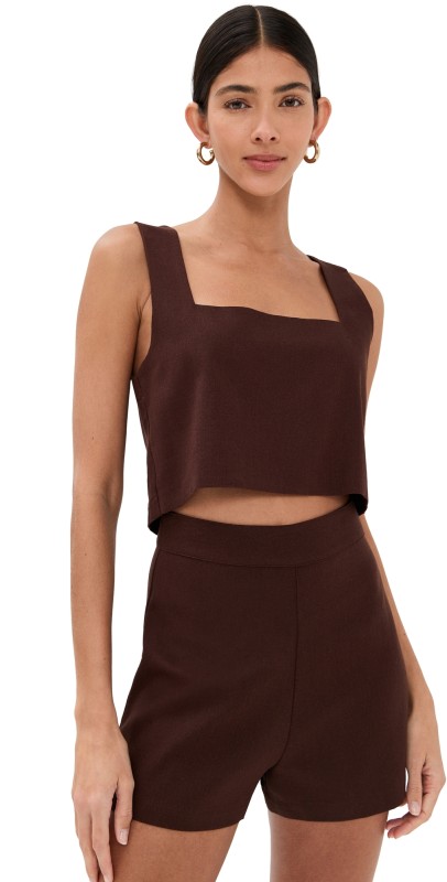 LE BOP Desiree Tank Chocolate