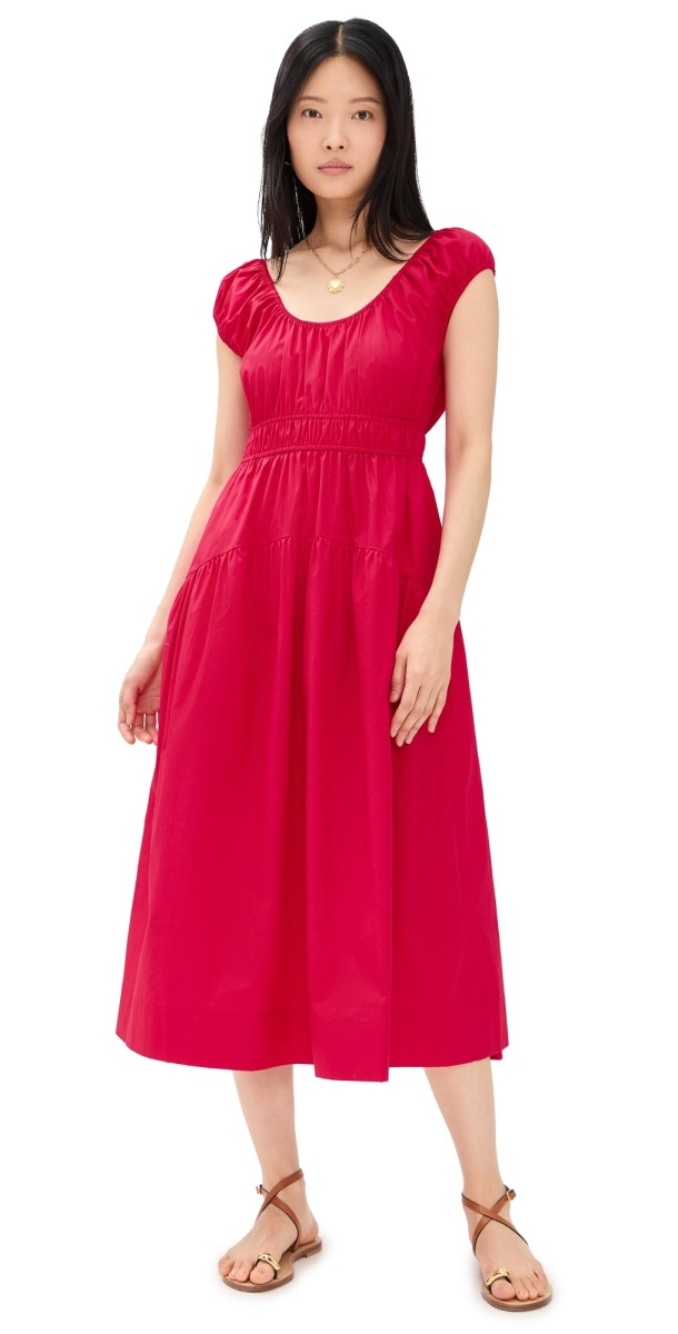 Marea Janie Dress Poppy Red