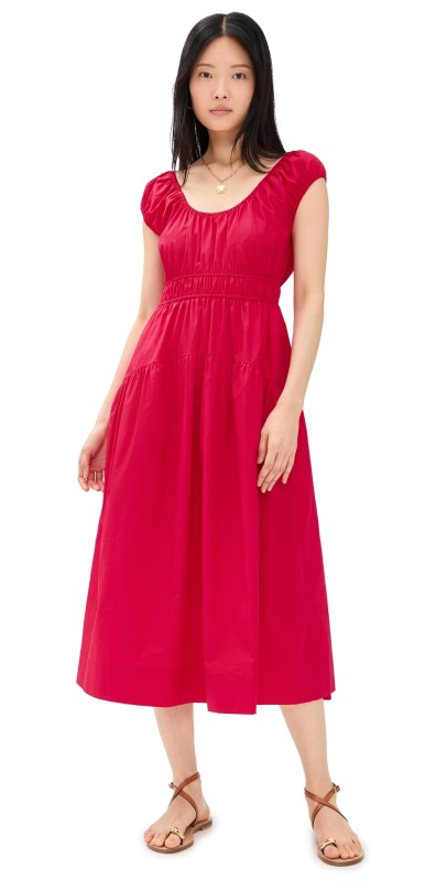 Marea Janie Dress Poppy Red