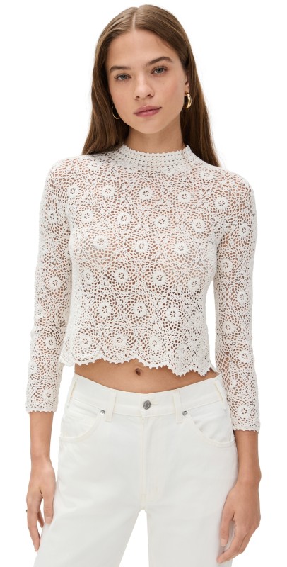 Nili Lotan Gibson Sweater Ivory