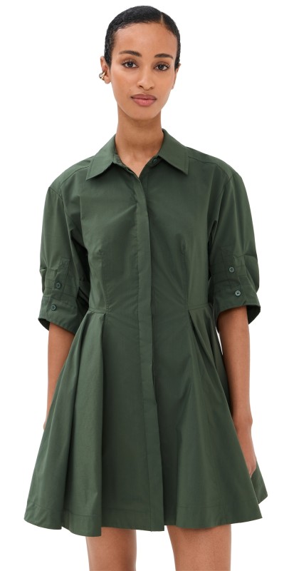 SIMKHAI Jazzie Mini Dress Cypress