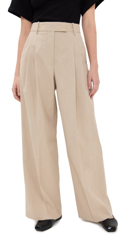 By Malene Birger Cymbaria Pants Beige Melange