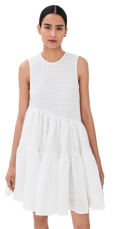 Cecilie Bahnsen Abigail Dress White