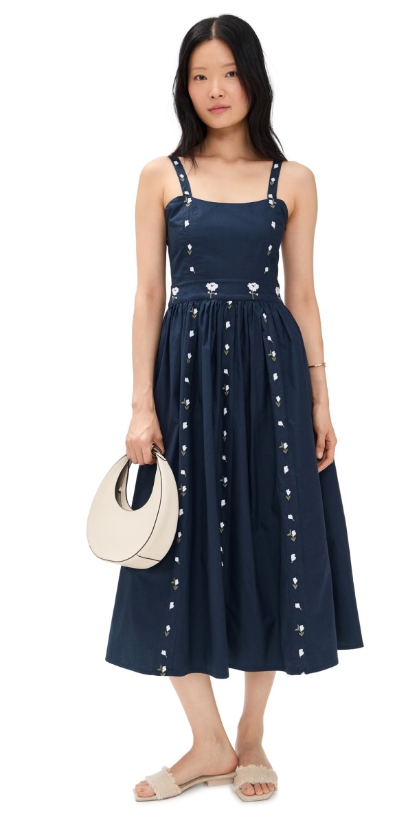 Fanm Mon Hulya Dress Indigo Blue