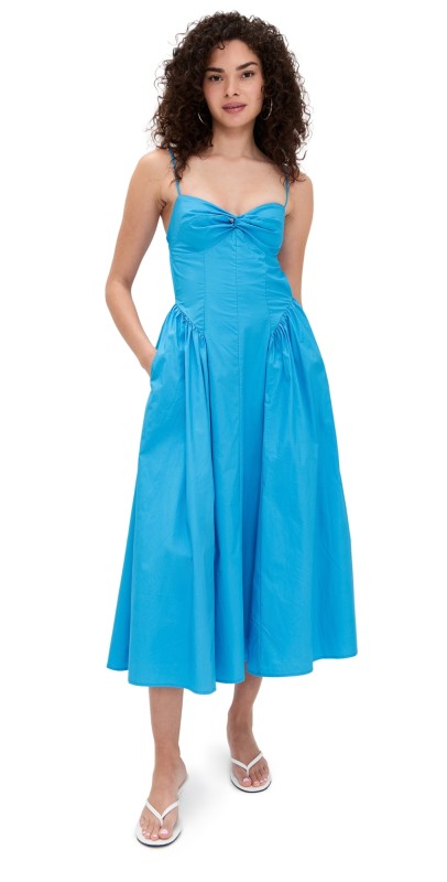 NIA Destene Dress Capri Blue