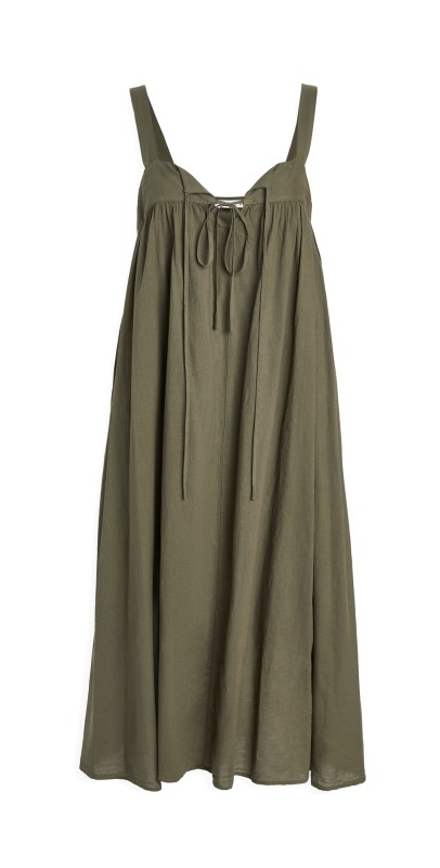 XIRENA Kynsley Dress Bottle Green