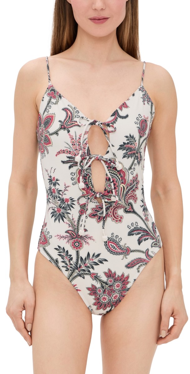 Sea Cassandra Print Tie One Piece Multi