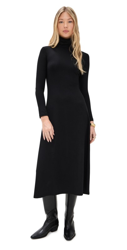 Sold Out NYC The Turtleneck Dress in Black Black