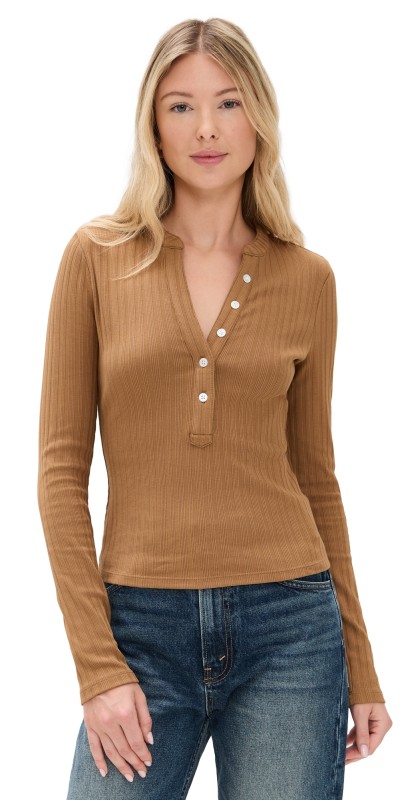 Veronica Beard Jean Jocelyn Top Dark Acorn
