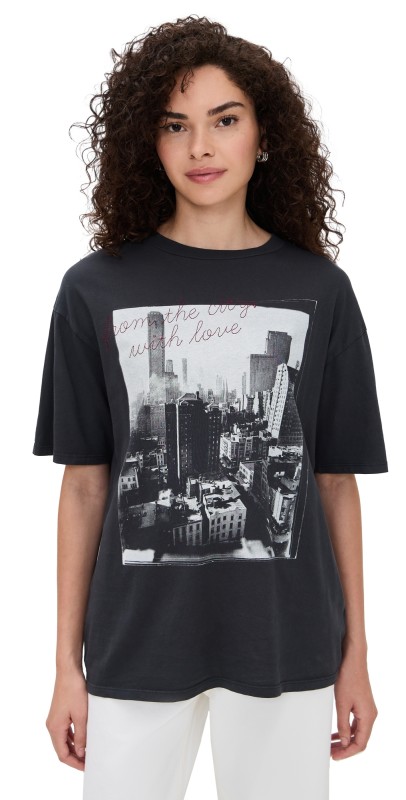 Z Supply Big Apple City Tee Black Sand