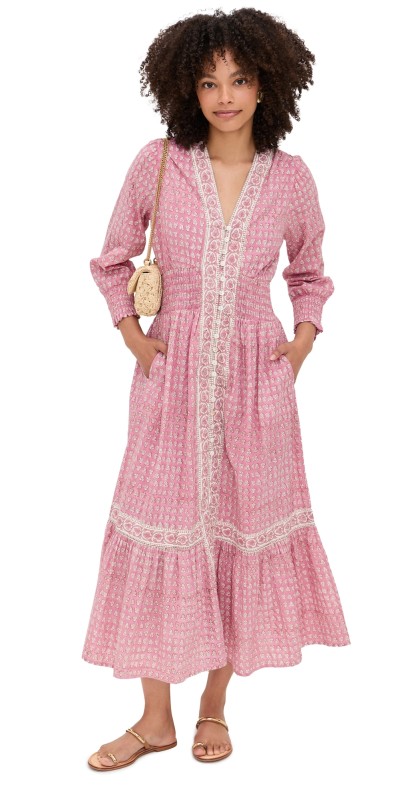 Marea Francesca Dress Lavender Thistle