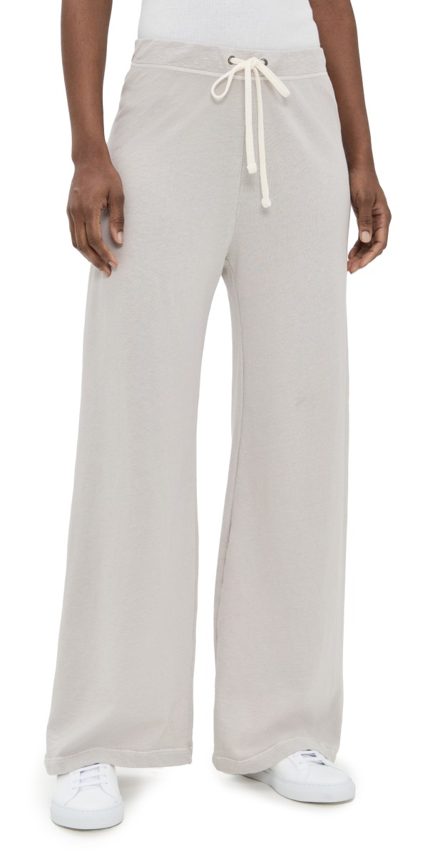 James Perse Wide Leg Sweatpants Salt