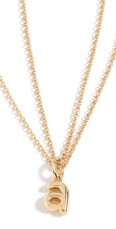 Roxanne Assoulin The Puffy Initial Necklace J