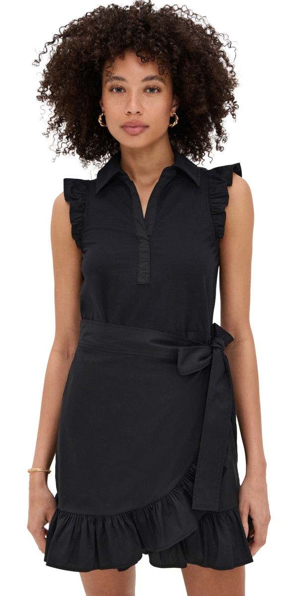 Cinq à Sept Collar Mahlia Dress Black