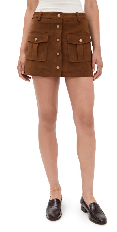 En Saison Eloise Miniskirt Brown