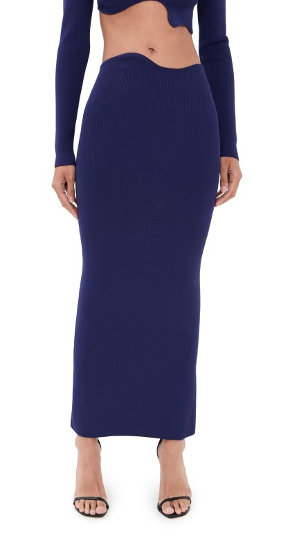 Christopher Esber Maparadita Midi Skirt Violet