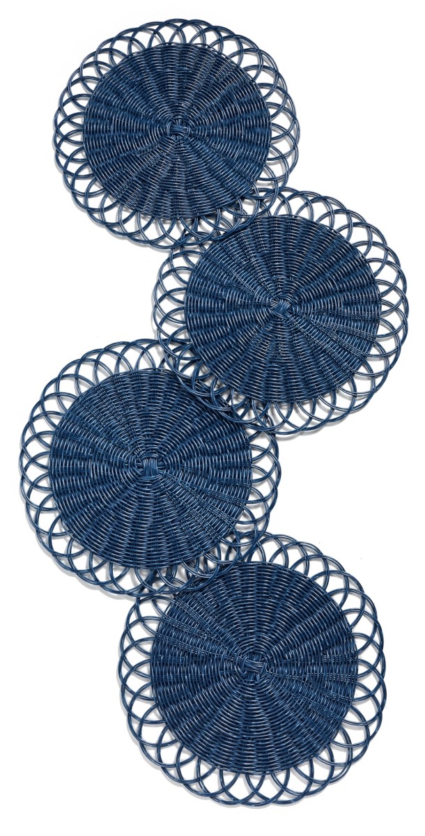 Kim Seybert Alfresco Placemats Set of 4 Blu